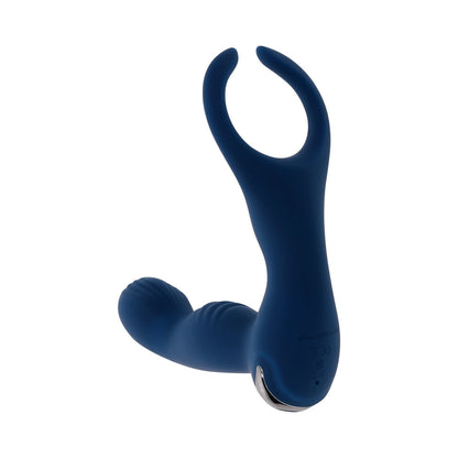 Zero Tolerance By All Means Rechargeable Prostate Vibrator with Remote – Blue