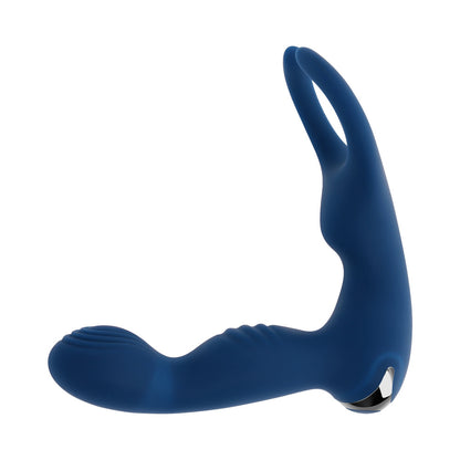 Zero Tolerance By All Means Rechargeable Prostate Vibrator with Remote – Blue