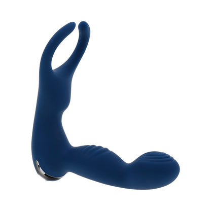Zero Tolerance By All Means Rechargeable Prostate Vibrator with Remote – Blue