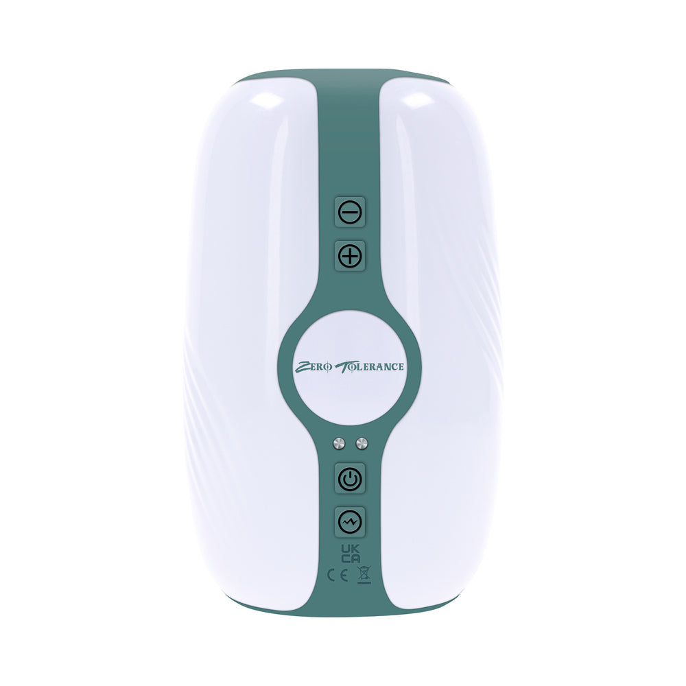 Zero Tolerance Touchdown Rechargeable Vibrating Tightening Stroker – White