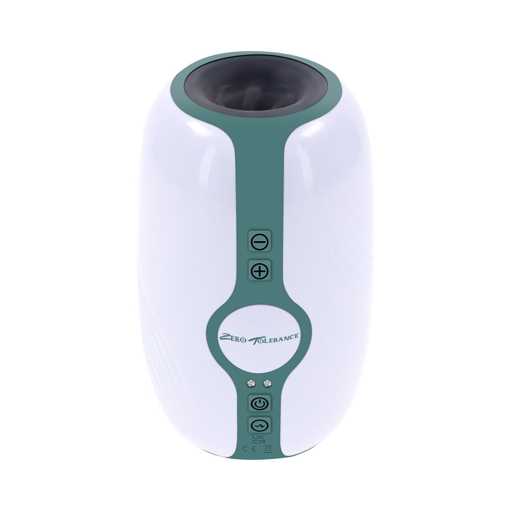 Zero Tolerance Touchdown Rechargeable Vibrating Tightening Stroker – White