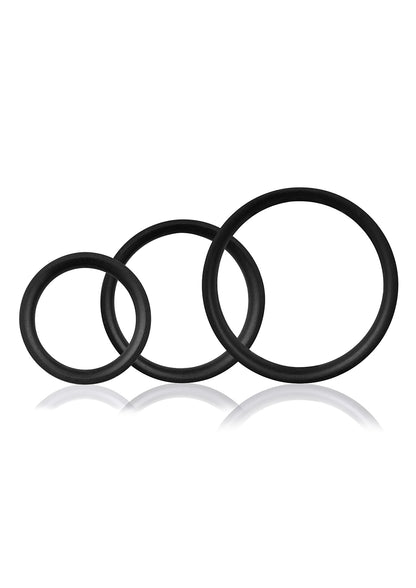 Screaming O RingO Pro X3 Cock Ring Set – Black – Waterproof