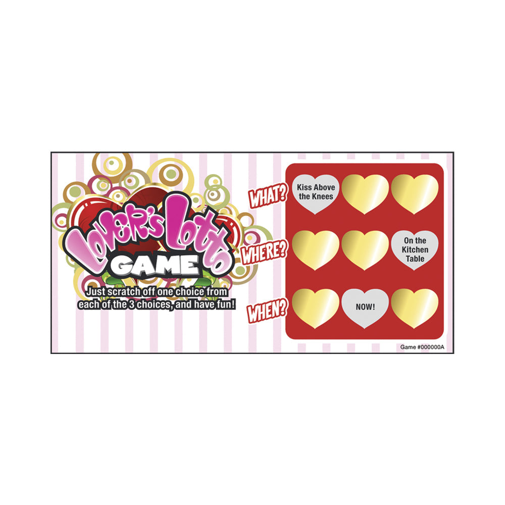 Hott Products Lovers Lotto Game Scratch & Play Sex Game – Multi-Color