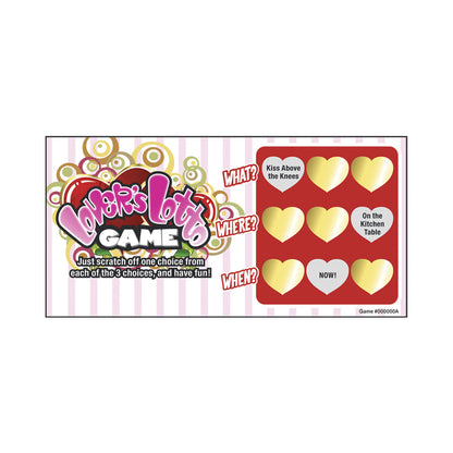 Hott Products Lovers Lotto Game Scratch & Play Sex Game – Multi-Color