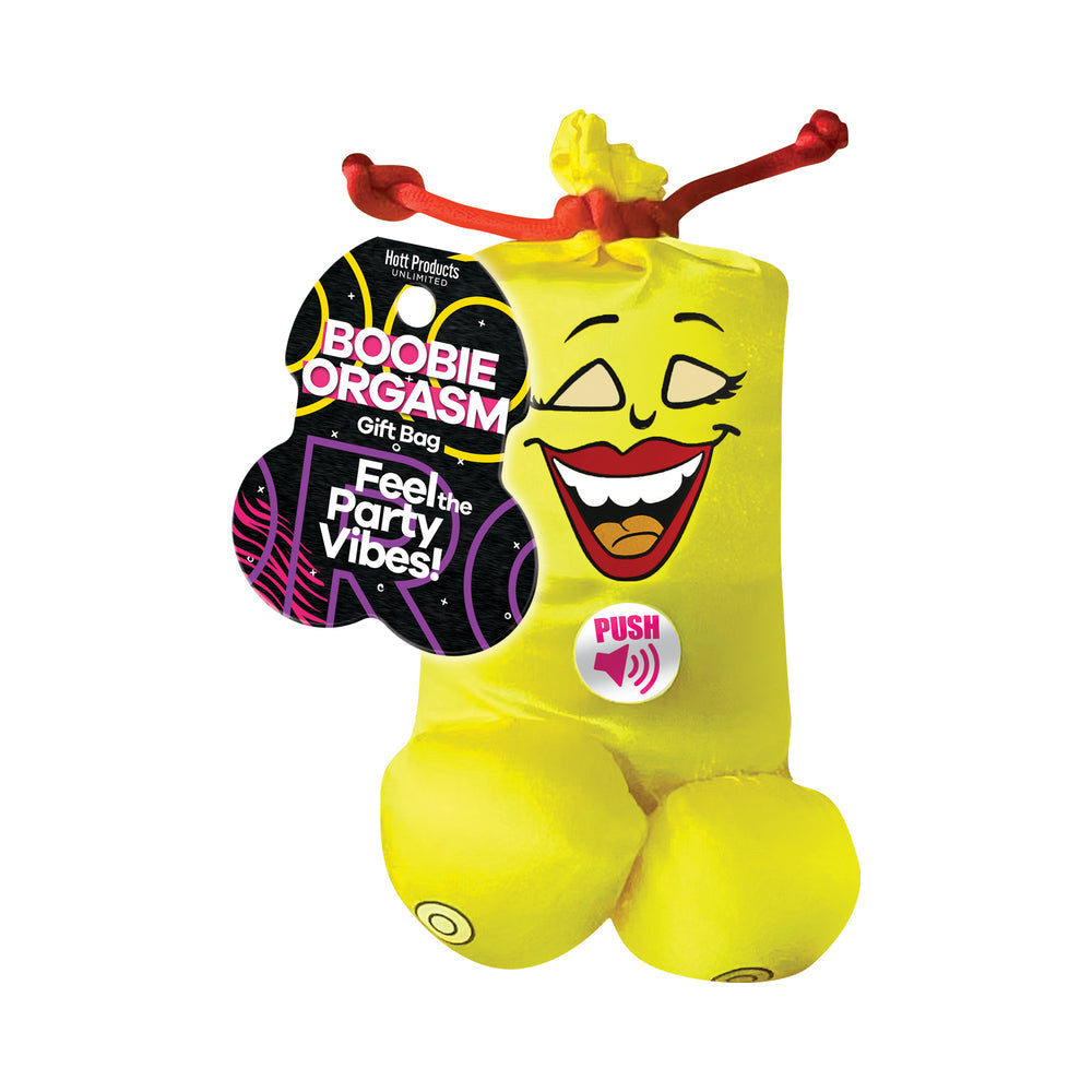 Hott Products Boobie Orgasm Gift Bag - Orange