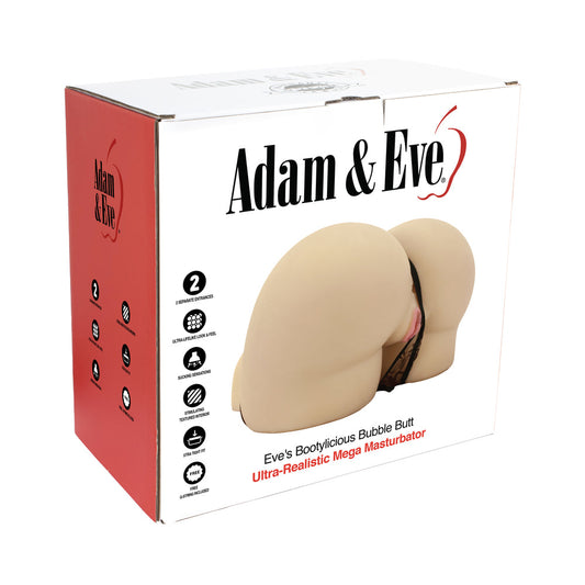 Adam & Eve Eve's Bootylicious Bubble Butt – Life-Size Masturbator with Dual Entry – Vanilla