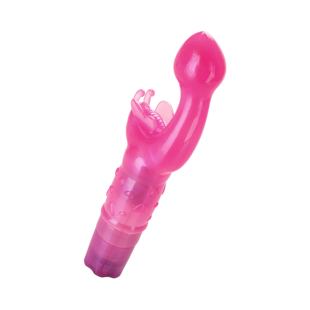 Adam & Eve Butterfly Kiss Vibrator – Hot Pink