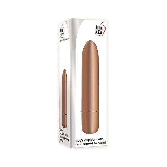 Adam & Eve Eve's Copper Cutie Rechargeable Bullet Vibrator – Copper