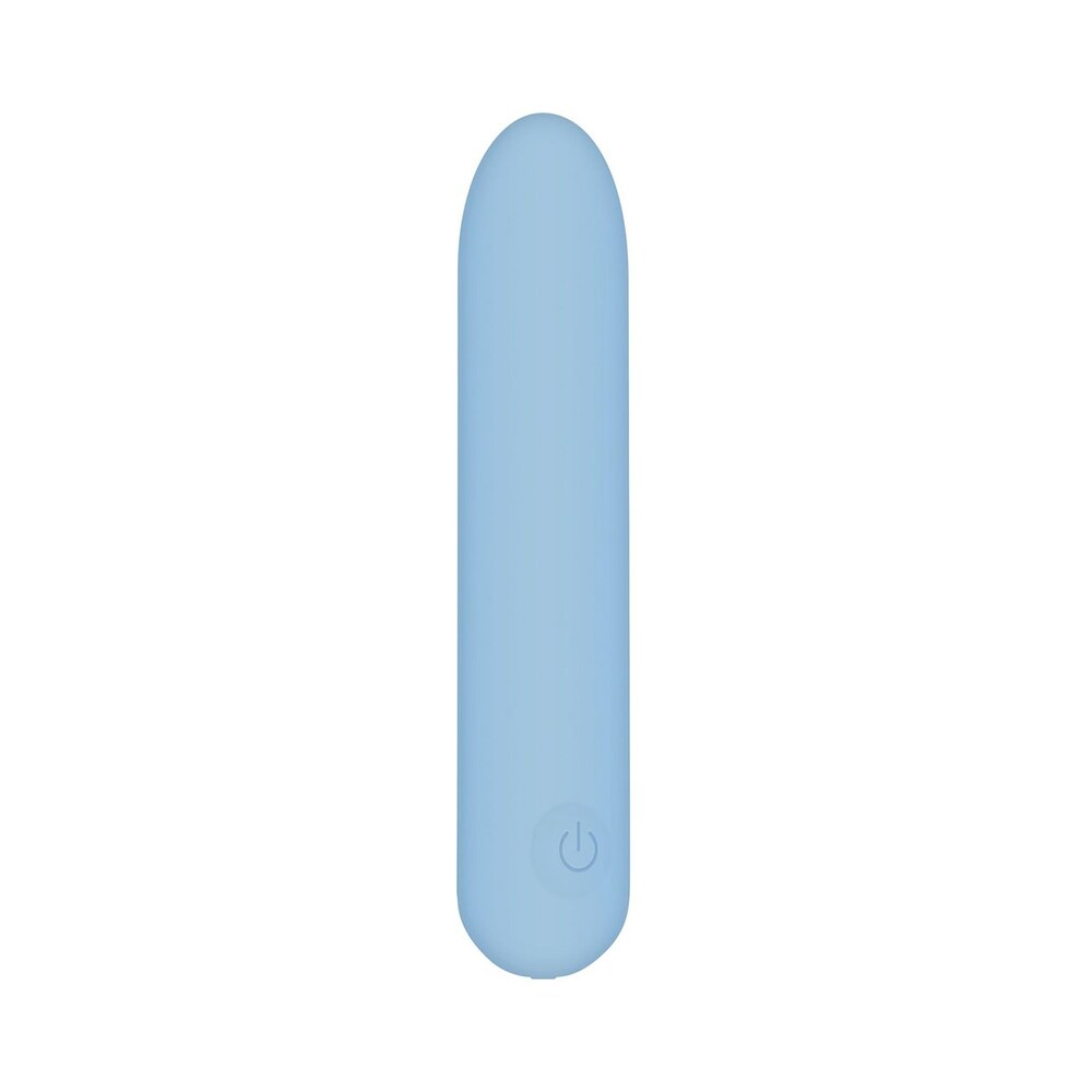 Adam & Eve Eve's Silky Sensations Rechargeable Bullet – Blue – Waterproof Silicone Vibrator