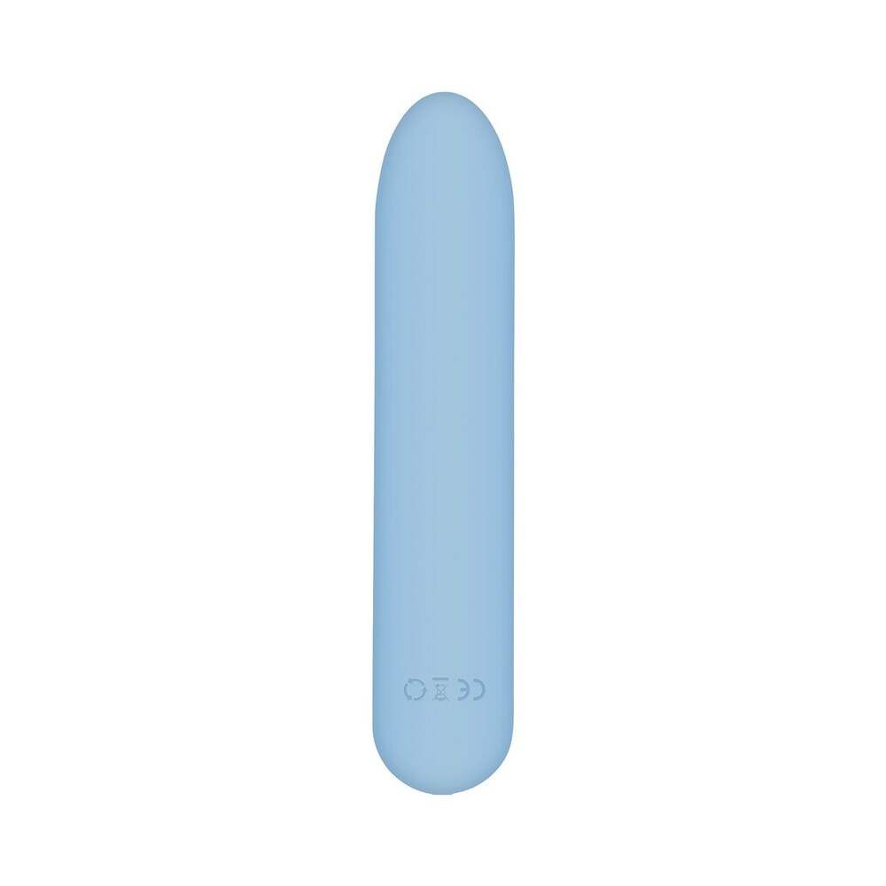 Adam & Eve Eve's Silky Sensations Rechargeable Bullet – Blue – Waterproof Silicone Vibrator