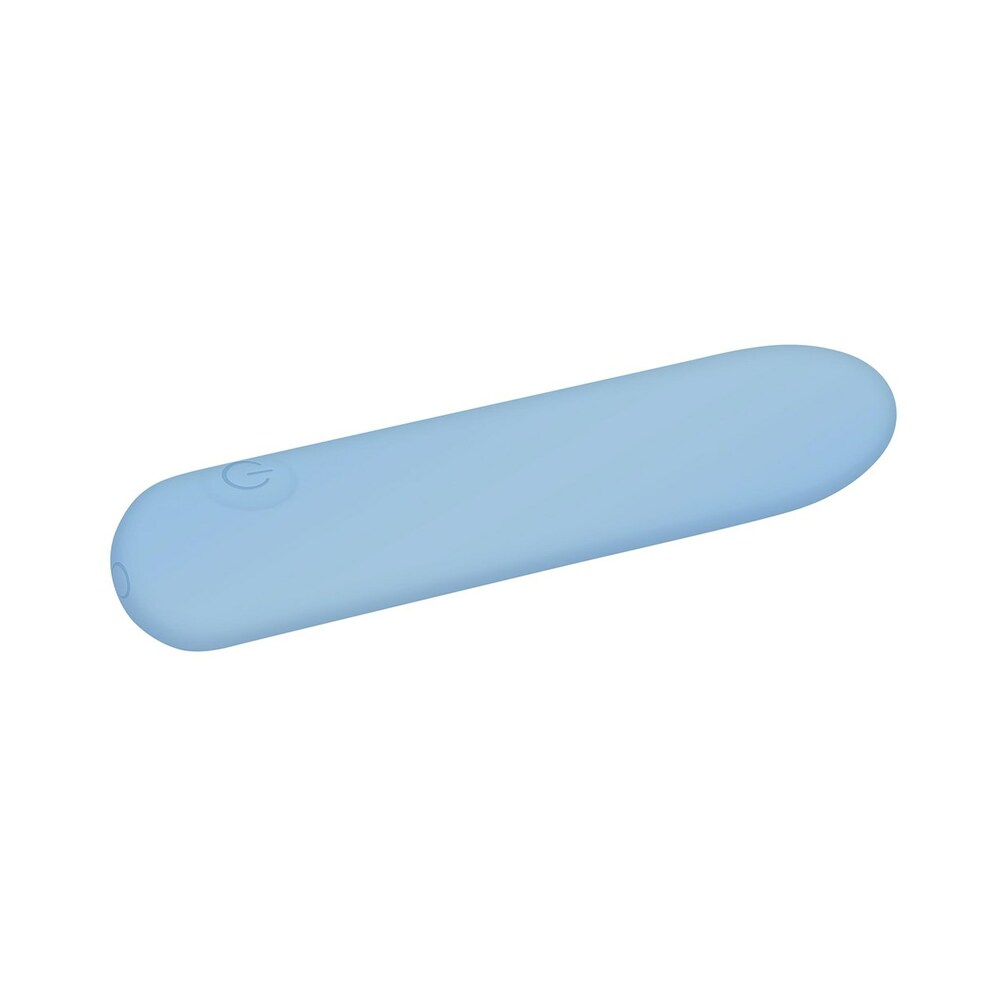 Adam & Eve Eve's Silky Sensations Rechargeable Bullet – Blue – Waterproof Silicone Vibrator