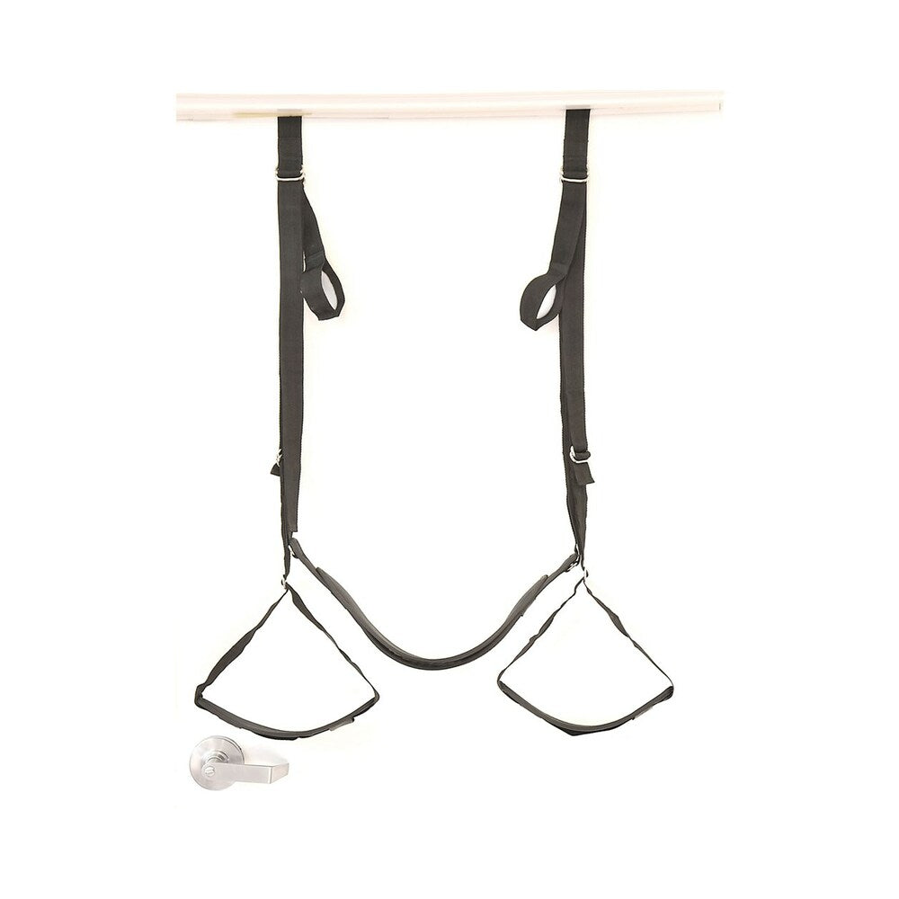 Adam & Eve Naughty Couples Door Swing – Adjustable Sex Position Aid – Black