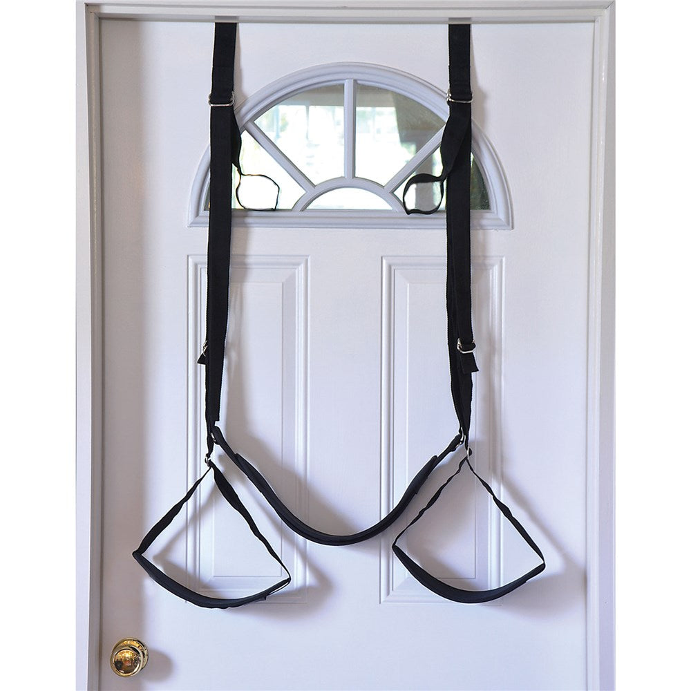 Adam & Eve Naughty Couples Door Swing – Adjustable Sex Position Aid – Black