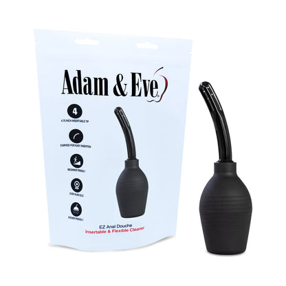Adam & Eve EZ Anal Douche – Black – Easy Preparation for Anal Play
