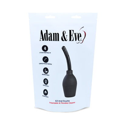Adam & Eve EZ Anal Douche – Black – Easy Preparation for Anal Play