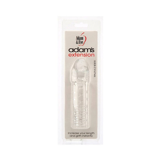 Adam & Eve Adam's Extension 2 in. Penis Extender - Clear