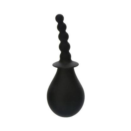 Adam & Eve Smooth & Easy Silicone Douche – Black