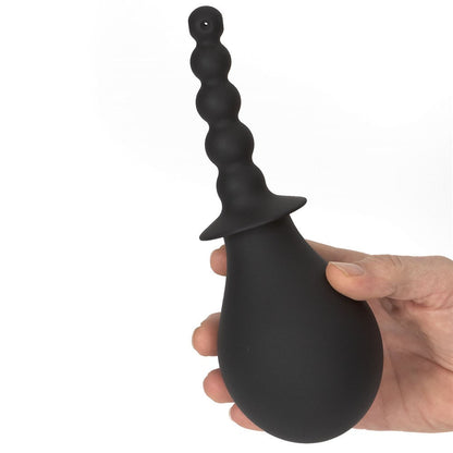 Adam & Eve Smooth & Easy Silicone Douche – Black