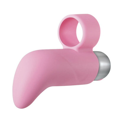 Adam & Eve Silicone Rechargeable Finger Vibe – Light Pink