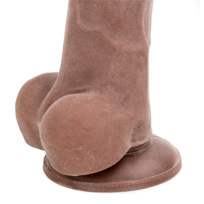 Adam & Eve Adam's True Feel 7 Inch Dildo - Brown