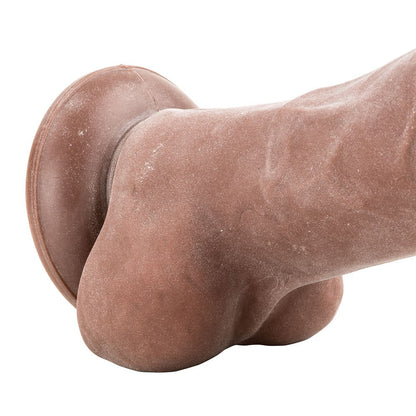 Adam & Eve Adam's True Feel 7 Inch Dildo - Brown