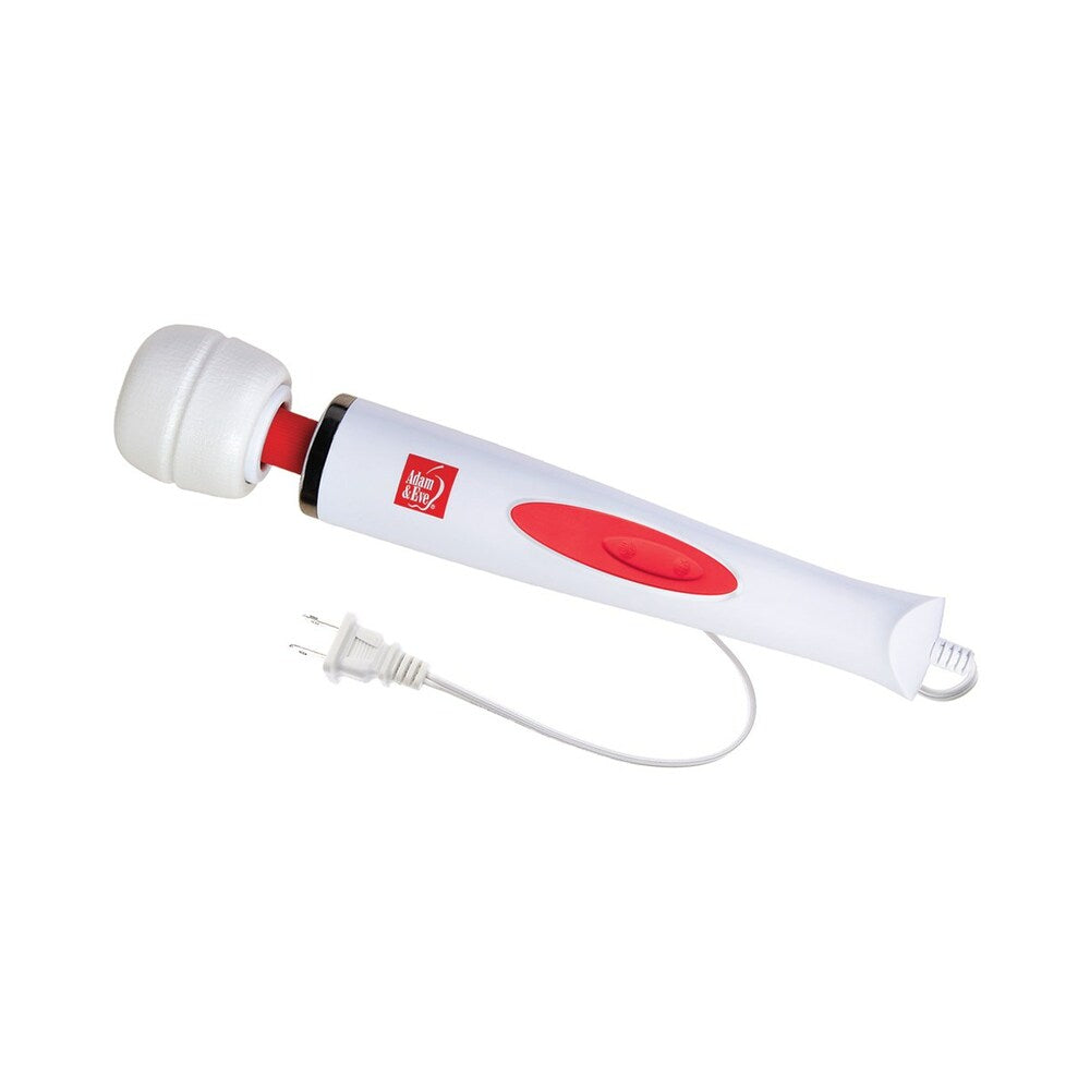 Adam & Eve Magic Massager Deluxe 8x – Electric Vibrator with 8 Vibration Modes – White
