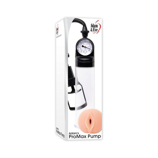 Adam & Eve Adam's ProMax Pump – Penis Pump with Vacuum Suction – Vanilla/Ivory/Beige