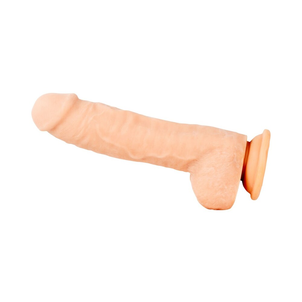 Adam & Eve Adam's Colossal 12-Inch Dildo – Beige – Realistic Design