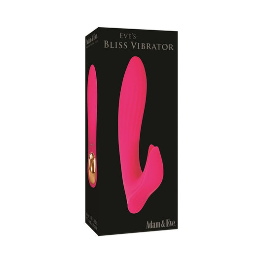 Adam & Eve Eve's Bliss Vibrator – Hot Pink Dual Motor Clitoral and G-Spot Stimulator