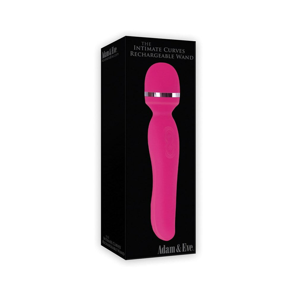 Adam & Eve Intimate Curves Rechargeable Wand – Hot Pink
