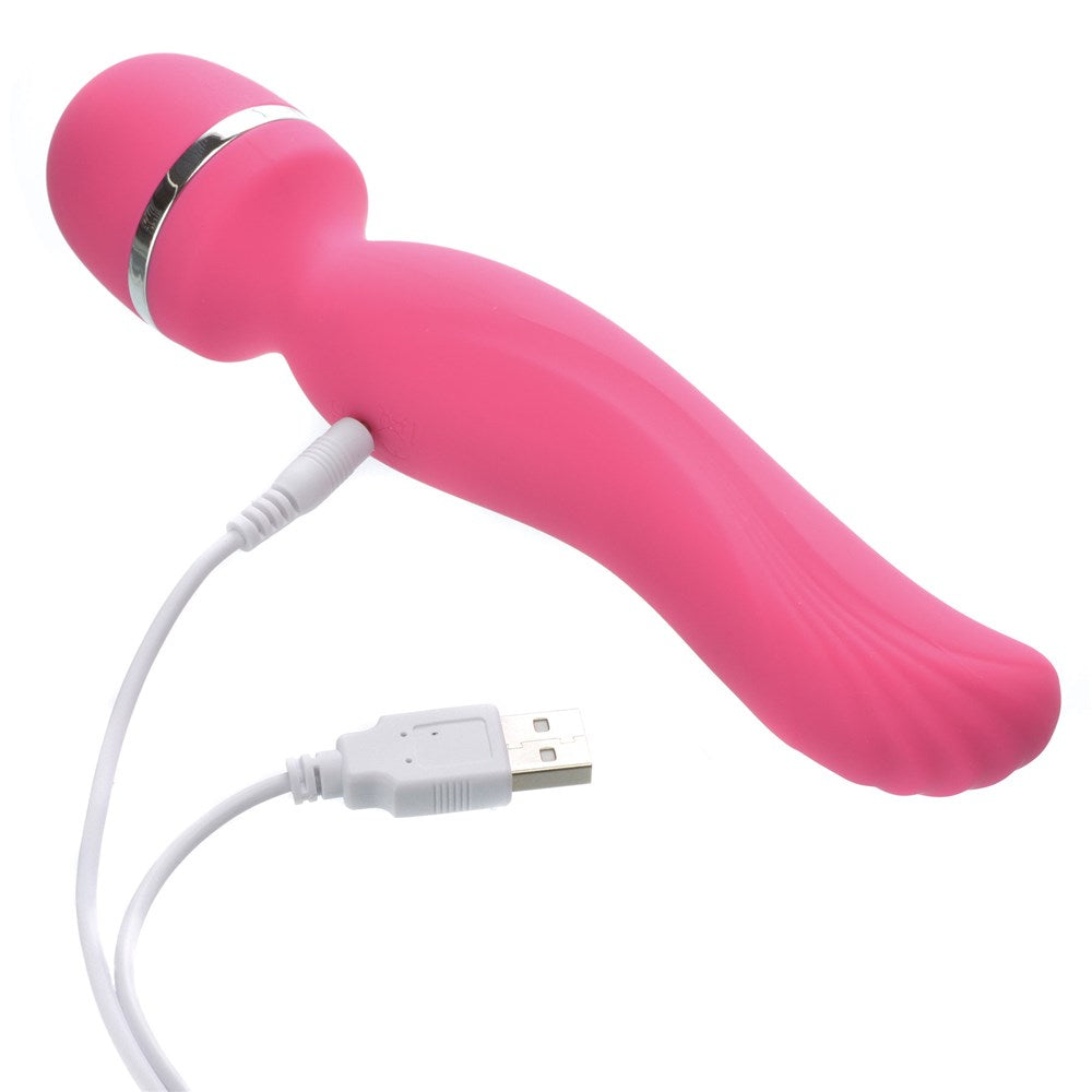 Adam & Eve Intimate Curves Rechargeable Wand – Hot Pink