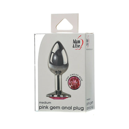 Adam & Eve Medium Pink Gem Anal Plug – Targeted Stimulation