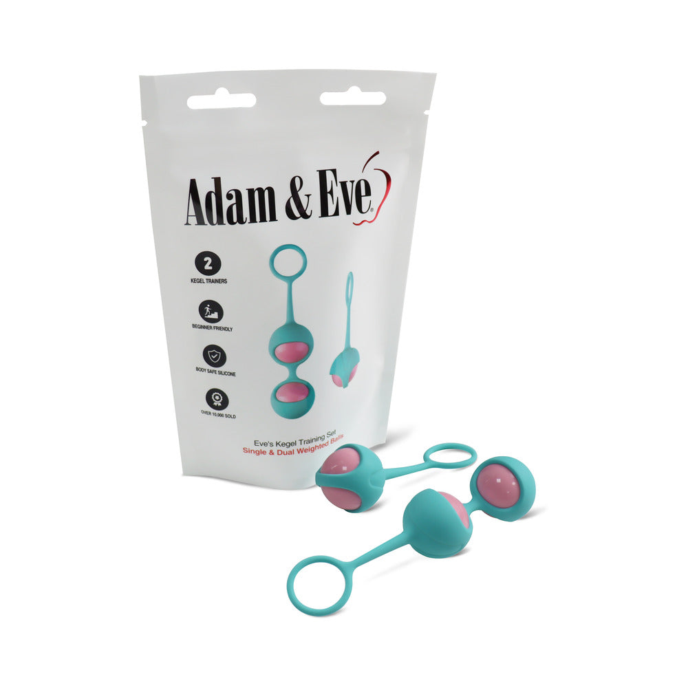 Adam & Eve Eve's Kegel Training Set - Multi-Color - Set of Two Vaginal Kegel Trainers