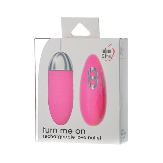 Adam & Eve Turn Me On Rechargeable Love Bullet – Hot Pink