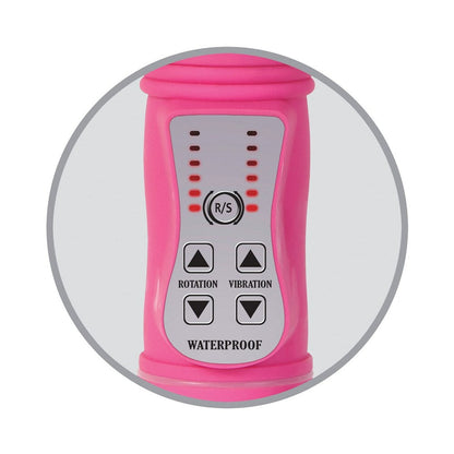 Adam & Eve Eve's First Thruster Rabbit Vibrator with Thrusting and Rotating Features - Hot Pink