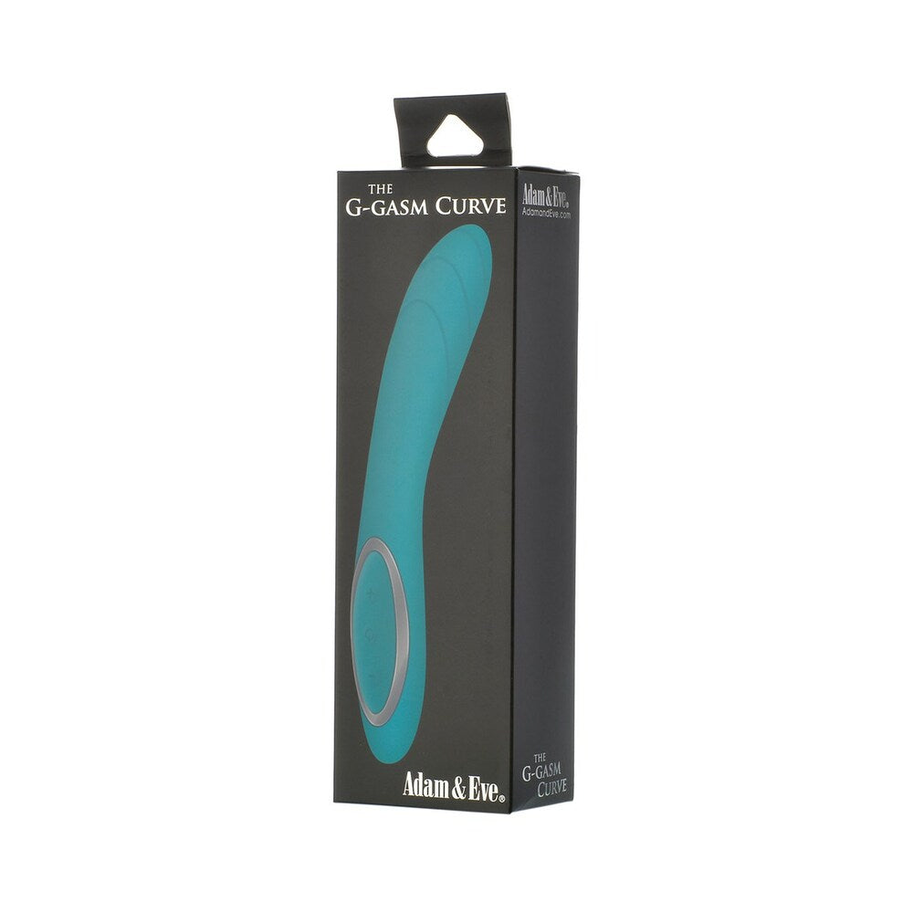 Adam & Eve G-Gasm Curve G-Spot Vibrator with 36 Vibration Modes - Teal