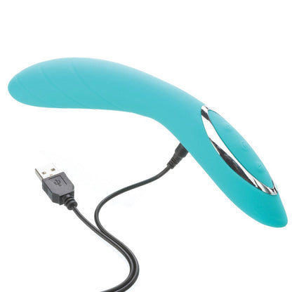 Adam & Eve G-Gasm Curve G-Spot Vibrator with 36 Vibration Modes - Teal