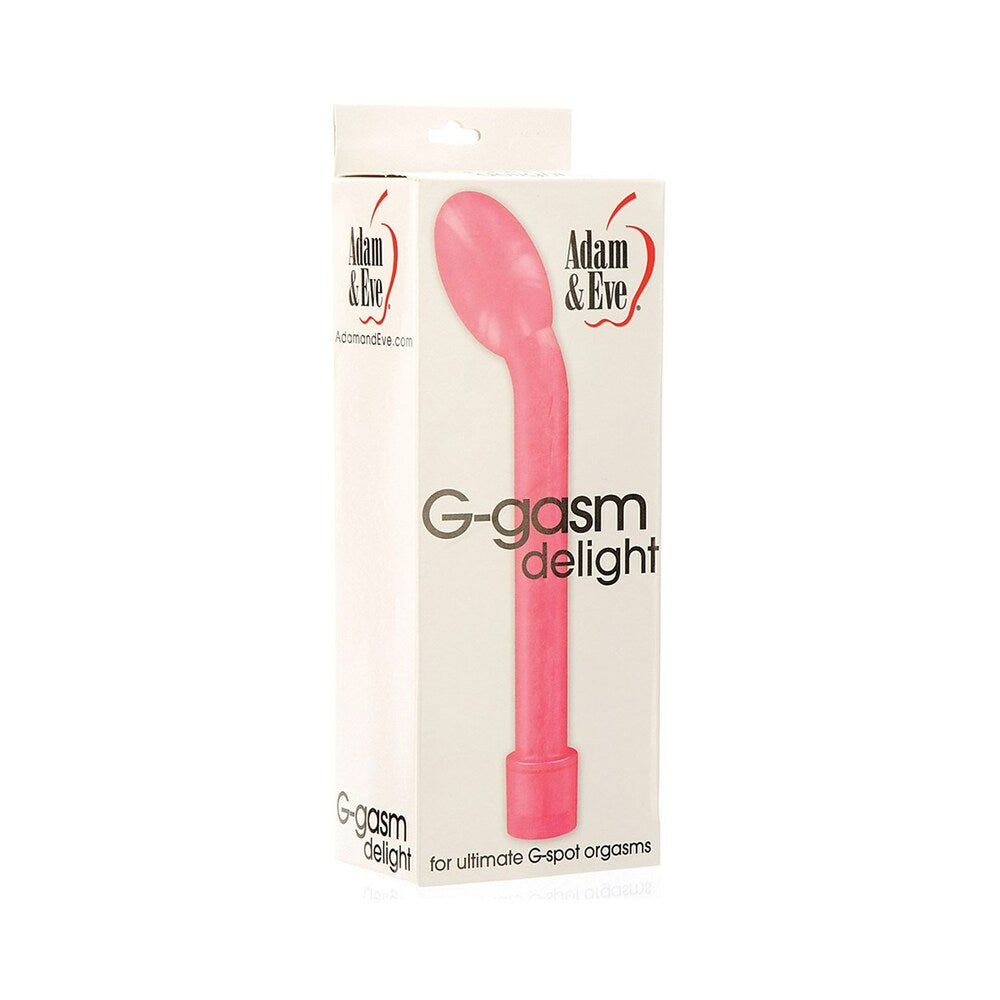 Adam & Eve G-Gasm Delight Vibrator for G-Spot and Prostate Play – Hot Pink