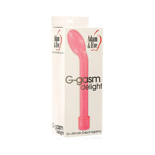 Adam & Eve G-Gasm Delight Vibrator for G-Spot and Prostate Play – Hot Pink