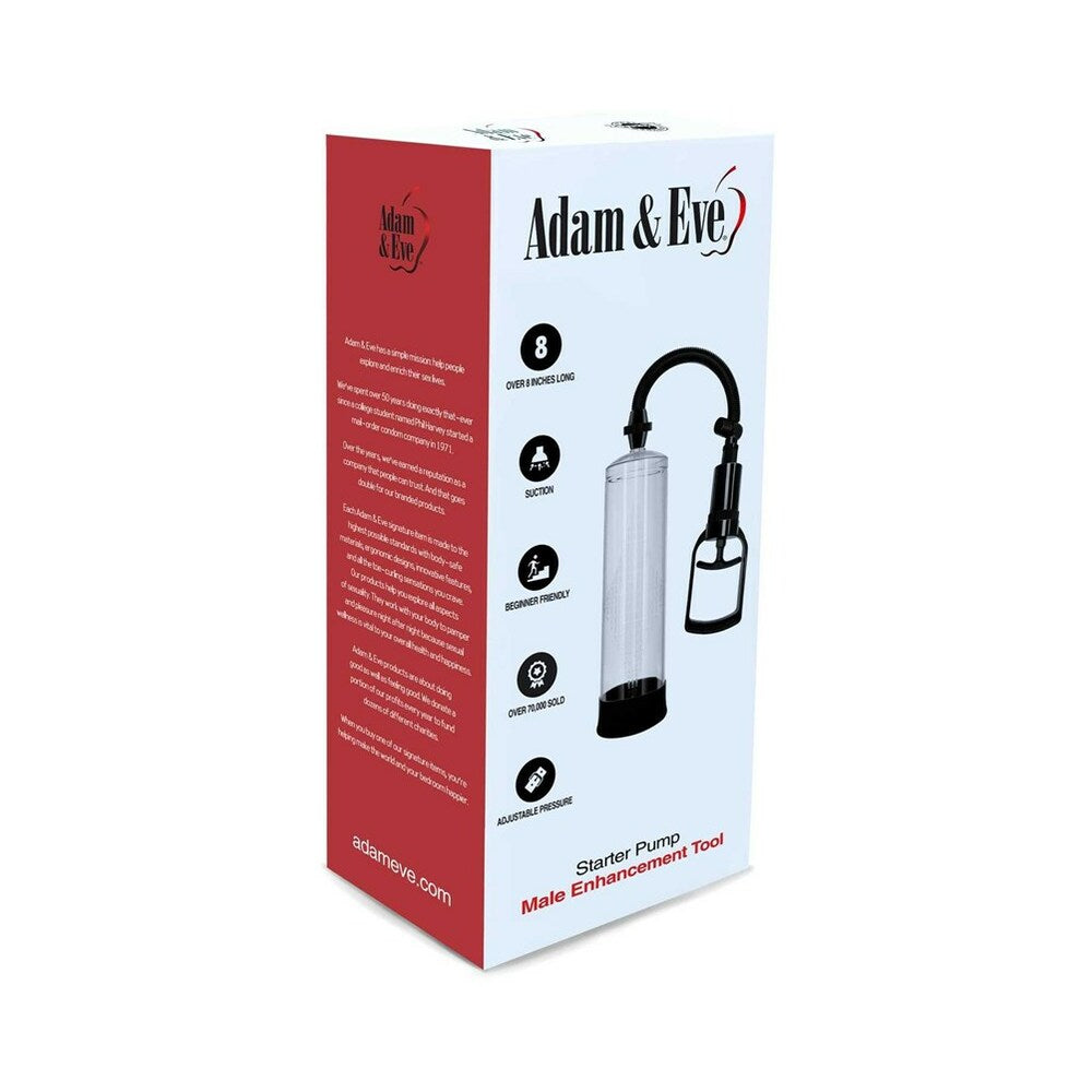 Adam & Eve Starter Pump – Clear Vacuum Enhancement Device