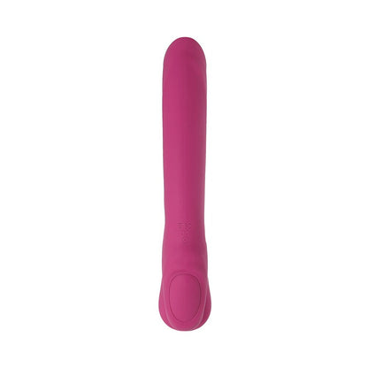 Adam & Eve Eve's Vibrating Strapless Strap-On – Wine Red