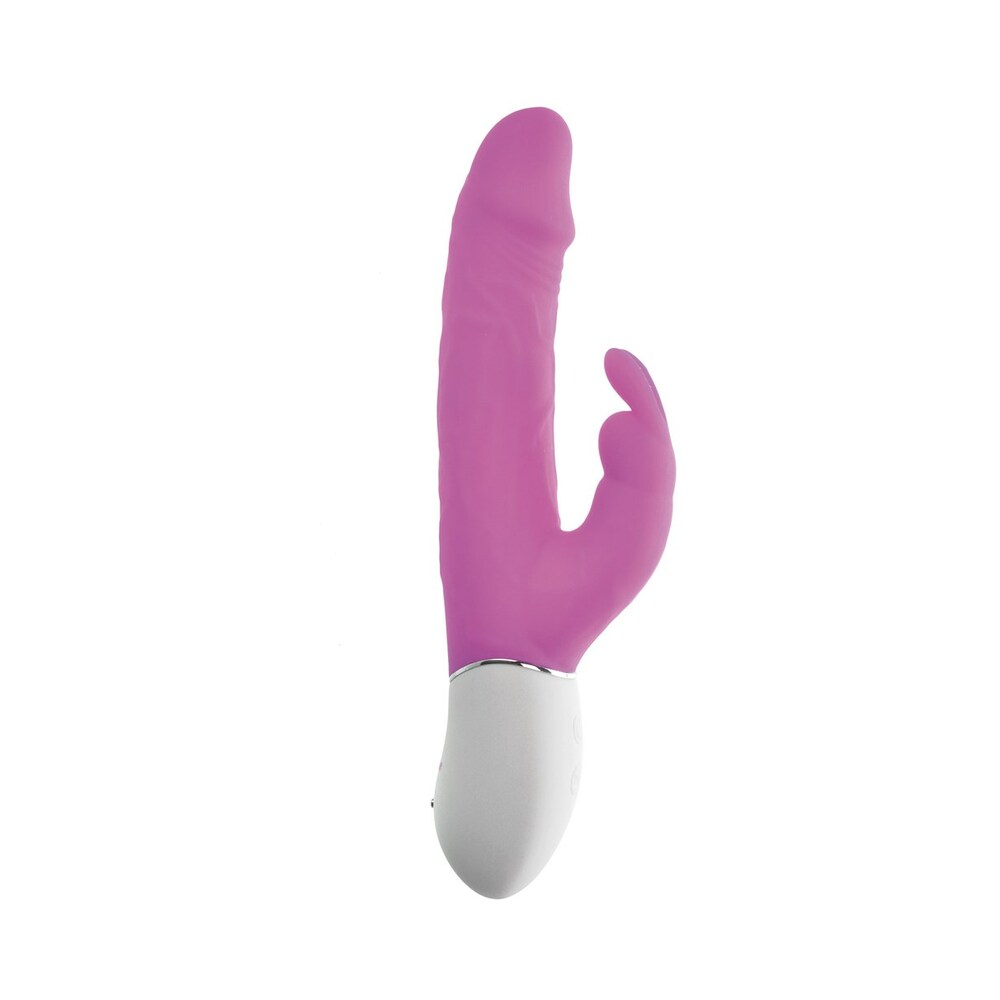 Adam & Eve Eve's Realistic Rabbit Vibrator with Dual Motors – Hot Pink
