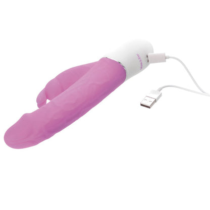 Adam & Eve Eve's Realistic Rabbit Vibrator with Dual Motors – Hot Pink
