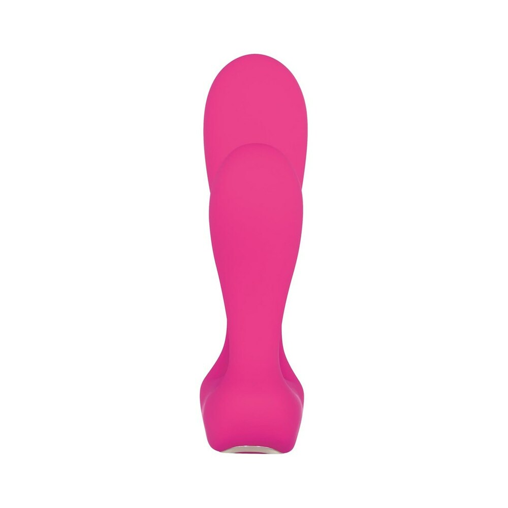 Adam & Eve Dual Entry Vibrator with Remote – Hot Pink