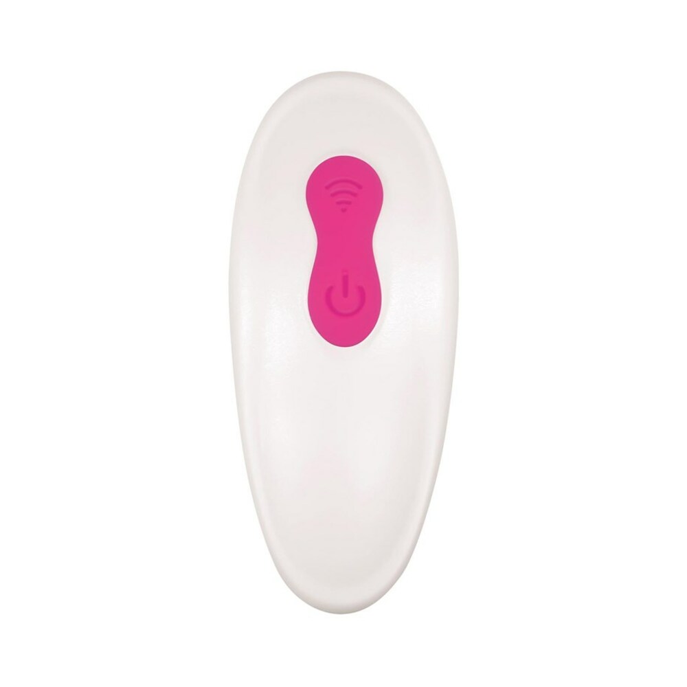Adam & Eve Dual Entry Vibrator with Remote – Hot Pink