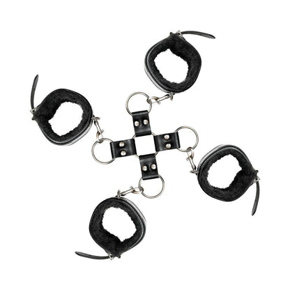 Adam & Eve Hog Tie Kit – Bondage Restraint Set – Black