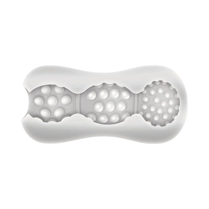Adam & Eve Triple Chamber Ball Drainer – Clear Stroker