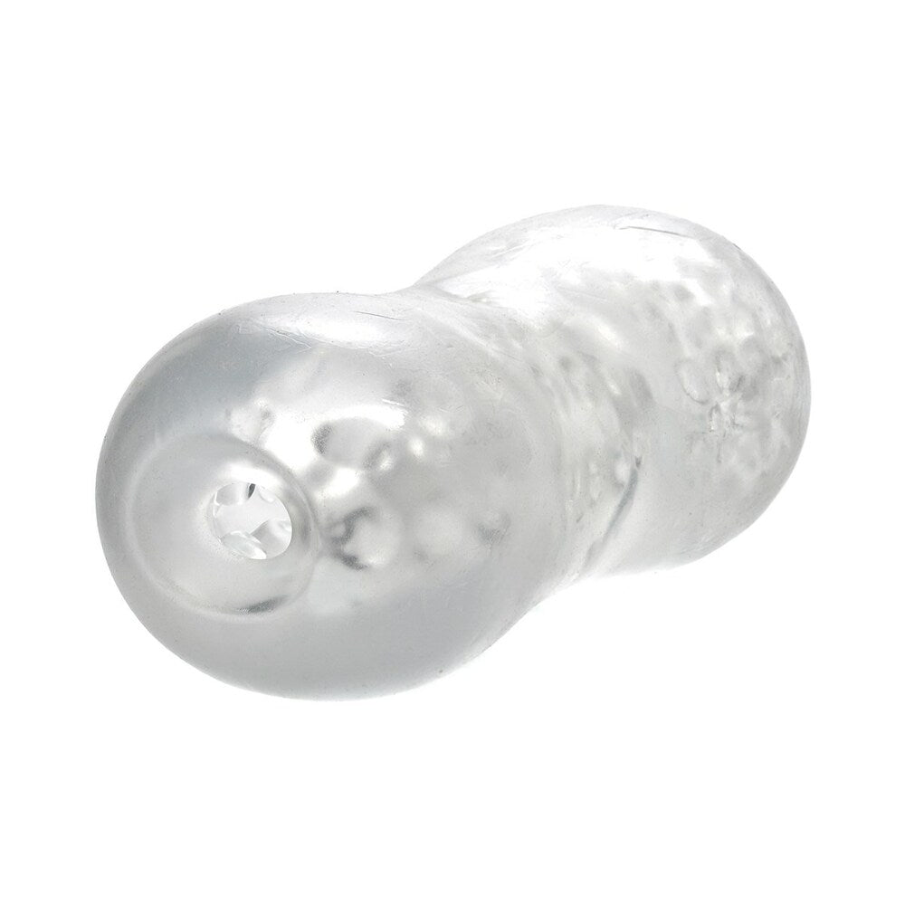 Adam & Eve Triple Chamber Ball Drainer – Clear Stroker