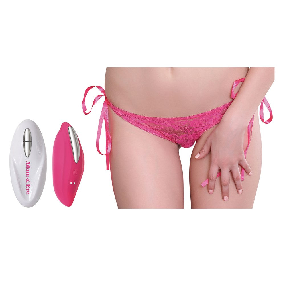 Adam & Eve Eve's Rechargeable Vibrating Panty with Remote – Hot Pink