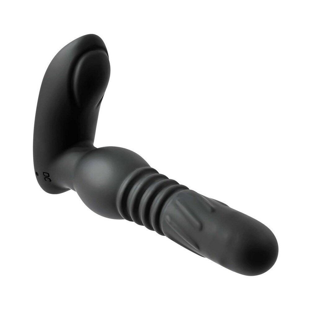 Adam & Eve Adam's Warming & Rotating Prostate Thruster – Black – Remote Control Anal Probe